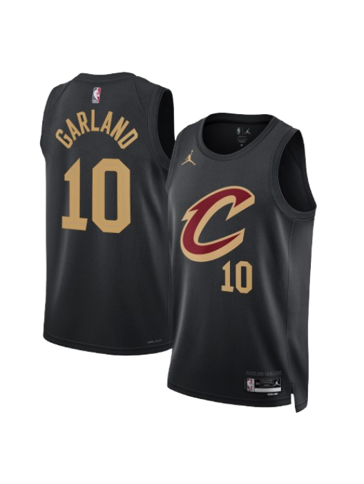 CLEVELAND CAVALIERS STATEMENT EDITION SWINGMAN JERSEY – BLACK – DARIUS GARLAND