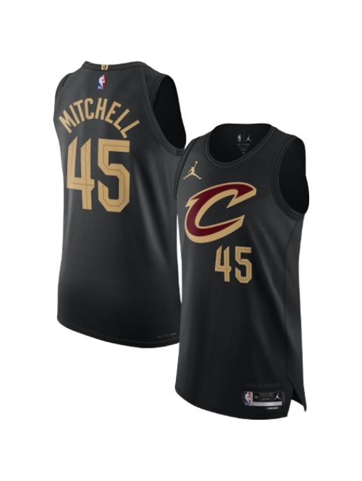 CLEVELAND CAVALIERS STATEMENT EDITION SWINGMAN JERSEY – BLACK – DONOVAN MITCHELL