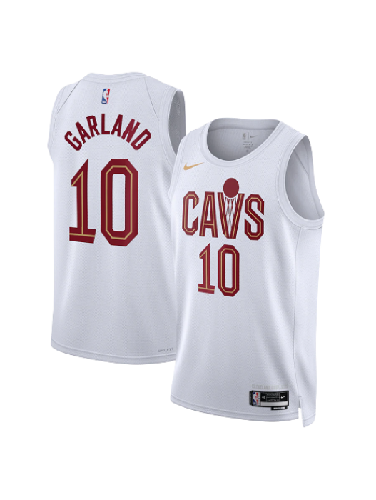 CLEVELAND CAVALIERS ASSOCIATION EDITION SWINGMAN JERSEY – WHITE – DARIUS GARLAND