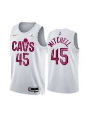 CLEVELAND CAVALIERS ASSOCIATION EDITION SWINGMAN JERSEY – WHITE – DONOVAN MITCHELL