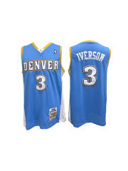 Denver Nuggets Hardwood Classics Swingman Jersey #3 Allen Iverson 2006/2007