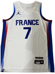 FRANCE OLYMPICS LIMITED HOME JERSEY #7 GUERSCHON YABUSELE