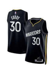 Golden State Warriors #30 Stephen Curry Black 2022 Select Series MVP Swingman Jersey