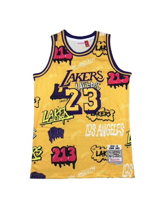 Los Angeles Lakers Slap Sticker Jersey Lebron James 2018-19