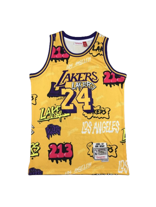 Los Angeles Lakers Slap Sticker Jersey Kobe Bryant 1996-97