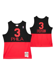 Philadelphia 76ers Black Swingman Jersey #3 Allen Iverson 2003/2004