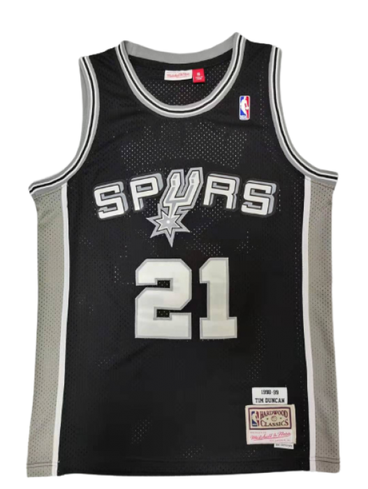 San Antonio Spurs Swingman Jersey Road 1998-99 Tim Duncan