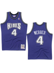 Sacramento Kings Purple Swingman Jersey #04 Chris Webber 1998/1999
