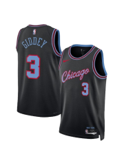 CHICAGO BULLS 2025/26 CITY EDITION SWINGMAN JERSEY – BLACK – JOSH GIDDEY
