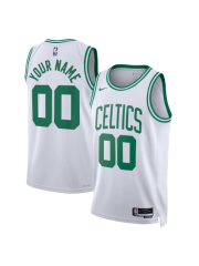 BOSTON CELTICS ASSOCIATION EDITION SWINGMAN JERSEY – WHITE – CUSTOM NAME & NUMBER