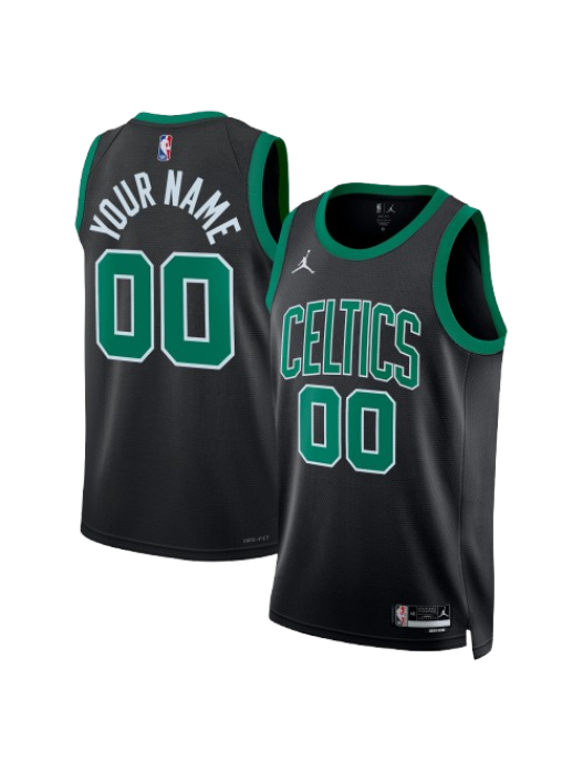 BOSTON CELTICS STATEMENT EDITION SWINGMAN JERSEY – BLACK – CUSTOM NAME & NUMBER