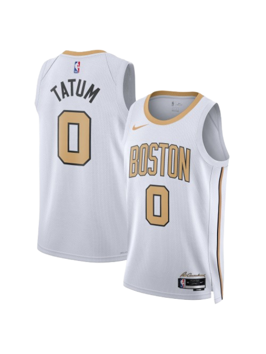 BOSTON CELTICS 2025/26 CITY EDITION SWINGMAN JERSEY – WHITE – JAYSON TATUM