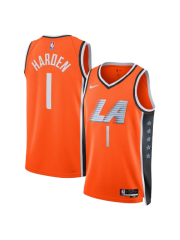 LA CLIPPERS 2025/26 CITY EDITION SWINGMAN JERSEY – ORANGE – JAMES HARDEN