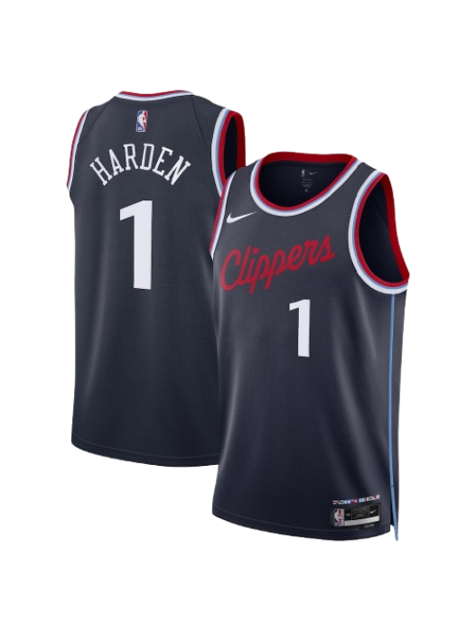 LA CLIPPERS ICON EDITION SWINGMAN JERSEY – BLACK – JAMES HARDEN
