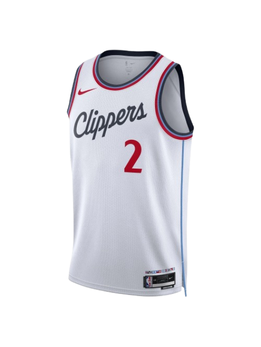 LA CLIPPERS ASSOCIATION EDITION SWINGMAN JERSEY – WHITE – KAWHI LEONARD