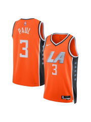 LA CLIPPERS 2025/26 CITY EDITION SWINGMAN JERSEY – ORANGE – CHRIS PAUL