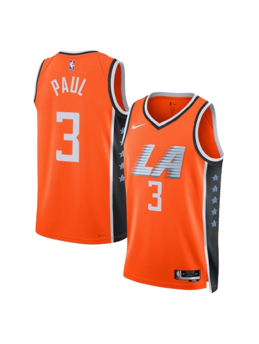 LA CLIPPERS 2025/26 CITY EDITION SWINGMAN JERSEY – ORANGE – CHRIS PAUL