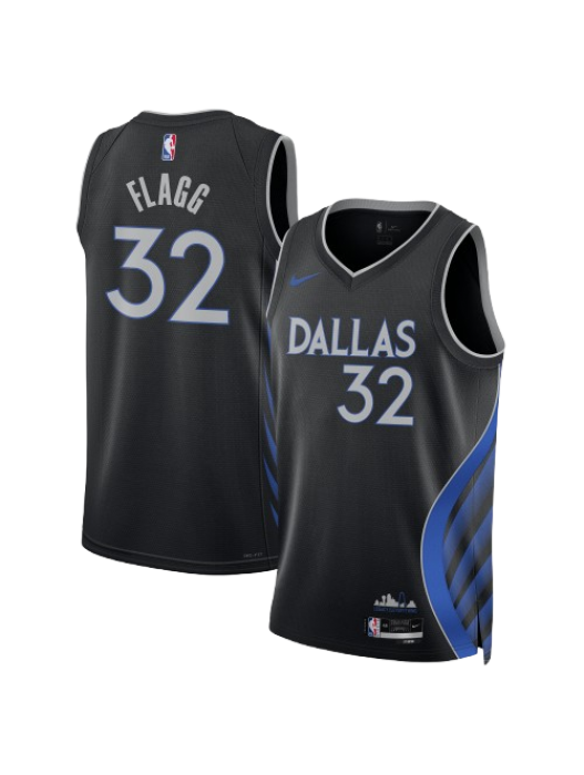 DALLAS MAVERICKS 2025/26 CITY EDITION SWINGMAN JERSEY – BLACK – COOPER FLAGG