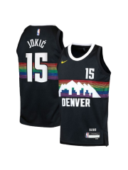 DENVER NUGGETS 2025/26 CITY EDITION SWINGMAN JERSEY – BLACK – NIKOLA JOKIĆ