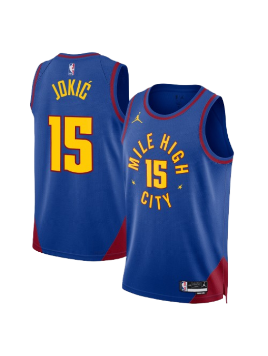 DENVER NUGGETS STATEMENT EDITION SWINGMAN JERSEY – BLUE – NIKOLA JOKIĆ
