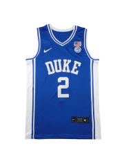 DUKE UNIVERSITY #2 FLAGG BLUE EMBROIDERED JERSEY