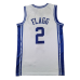 DUKE UNIVERSITY #2 FLAGG WHITE EMBROIDERED JERSEY