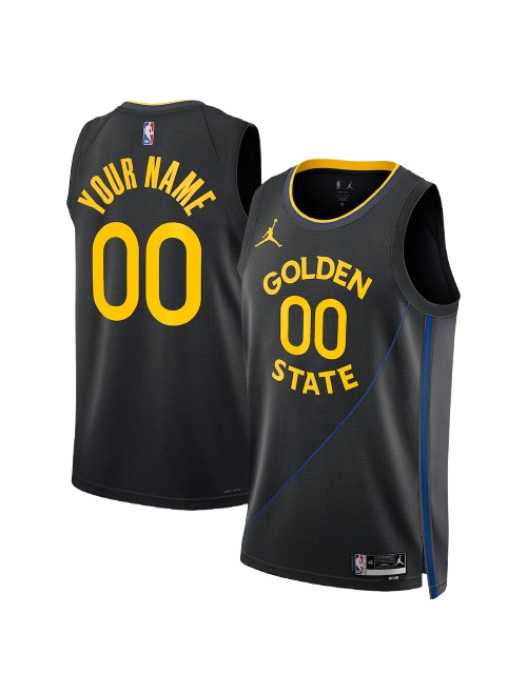 GOLDEN STATE WARRIORS STATEMENT EDITION SWINGMAN JERSEY – BLACK – CUSTOM NAME & NUMBER