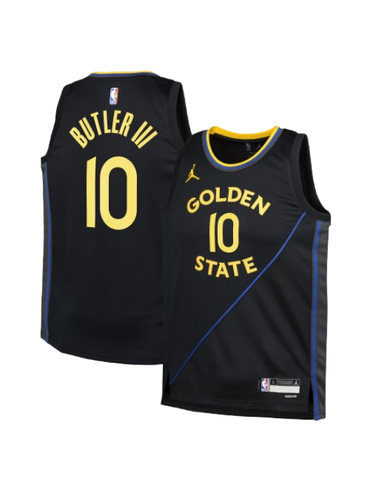 GOLDEN STATE WARRIORS STATEMENT EDITION SWINGMAN JERSEY – BLACK – JIMMY BUTLER III