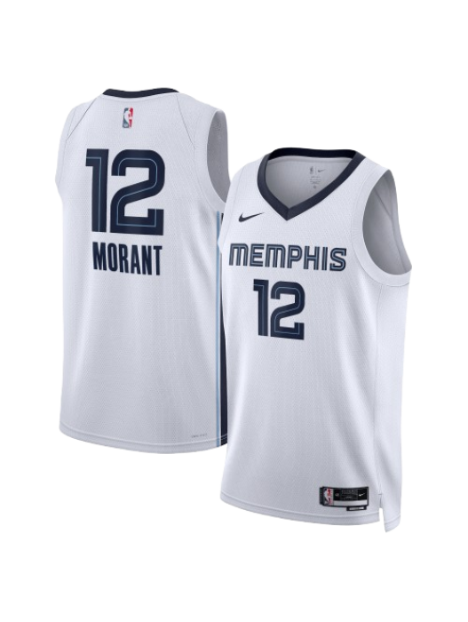 MEMPHIS GRIZZLIES ASSOCIATION EDITION SWINGMAN JERSEY – WHITE – JA MORANT