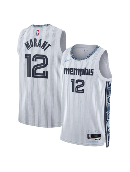 MEMPHIS GRIZZLIES 2025/26 CITY EDITION SWINGMAN JERSEY – GRAY – JA MORANT