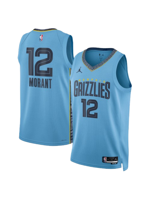MEMPHIS GRIZZLIES STATEMENT EDITION SWINGMAN JERSEY – LIGHT BLUE – JA MORANT