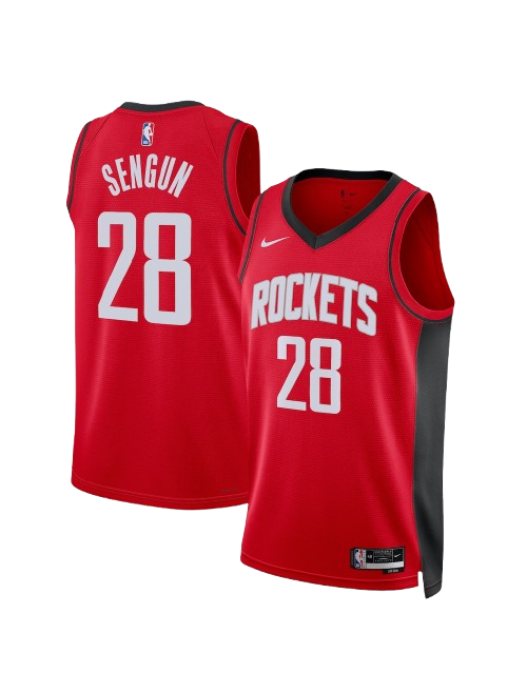 HOUSTON ROCKETS ICON EDITION SWINGMAN JERSEY – RED – ALPEREN SENGUN