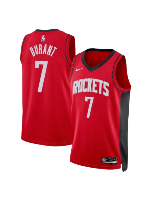 HOUSTON ROCKETS ICON EDITION SWINGMAN JERSEY – RED – KEVIN DURANT