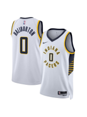 INDIANA PACERS ASSOCIATION EDITION SWINGMAN JERSEY - WHITE - TYRESE HALIBURTON