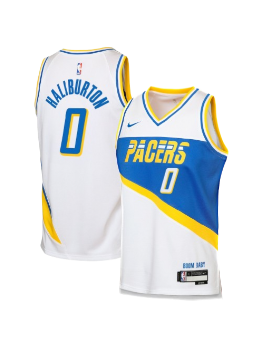 INDIANA PACERS 2025/26 CITY EDITION SWINGMAN JERSEY – WHITE – TYRESE HALIBURTON