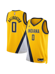 INDIANA PACERS STATEMENT EDITION SWINGMAN JERSEY - NAVY - TYRESE HALIBURTON