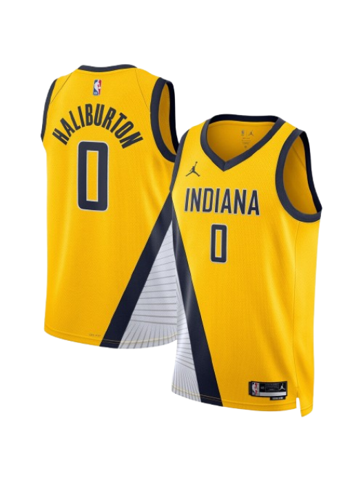 INDIANA PACERS STATEMENT EDITION SWINGMAN JERSEY - NAVY - TYRESE HALIBURTON