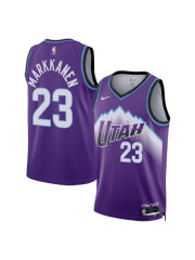 UTAH JAZZ ICON EDITION SWINGMAN JERSEY – PURPLE – LAURI MARKKANEN