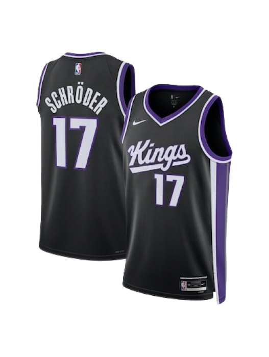 SACRAMENTO KINGS ICON EDITION SWINGMAN JERSEY – BLACK – DENNIS SCHRÖDER