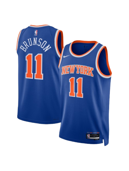 NEW YORK KNICKS ICON EDITION SWINGMAN JERSEY – BLUE – JALEN BRUNSON