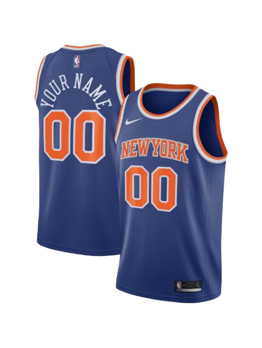 NEW YORK KNICKS ICON EDITION SWINGMAN JERSEY – BLUE – CUSTOM NAME & NUMBER