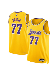 LOS ANGELES LAKERS ICON EDITION SWINGMAN JERSEY - GOLD - LUKA DONČIĆ