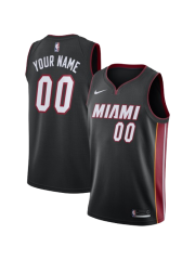 MIAMI HEAT ICON EDITION SWINGMAN JERSEY – BLACK – CUSTOM NAME & NUMBER