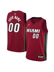 MIAMI HEAT STATEMENT EDITION SWINGMAN JERSEY – RED – CUSTOM NAME & NUMBER