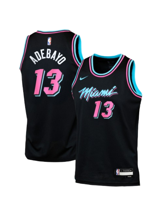 MIAMI HEAT 2025/26 CITY EDITION SWINGMAN JERSEY – BLACK – BAM ADEBAYO