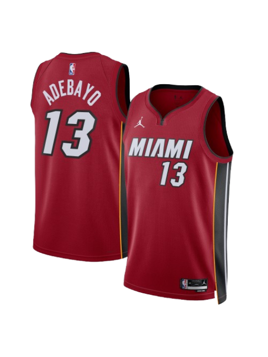 MIAMI HEAT STATEMENT EDITION SWINGMAN JERSEY – RED – BAM ADEBAYO