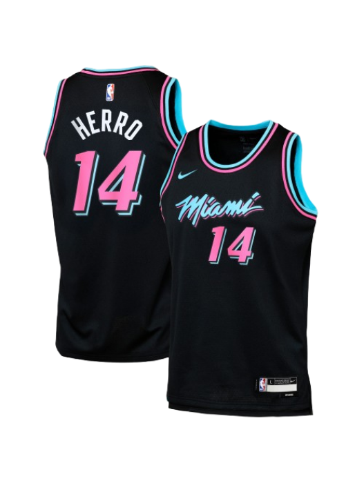 MIAMI HEAT 2025/26 CITY EDITION SWINGMAN JERSEY – BLACK – TYLER HERRO