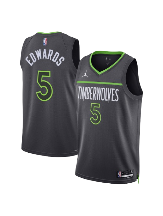 MINNESOTA TIMBERWOLVES STATEMENT EDITION SWINGMAN JERSEY – GRAY – ANTHONY EDWARDS