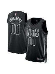 BROOKLYN NETS STATEMENT EDITION SWINGMAN JERSEY – GREY – CUSTOM NAME & NUMBER
