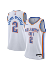 OKLAHOMA CITY THUNDER ASSOCIATION EDITION SWINGMAN JERSEY - WHITE - SHAI GILGEOUS-ALEXANDER